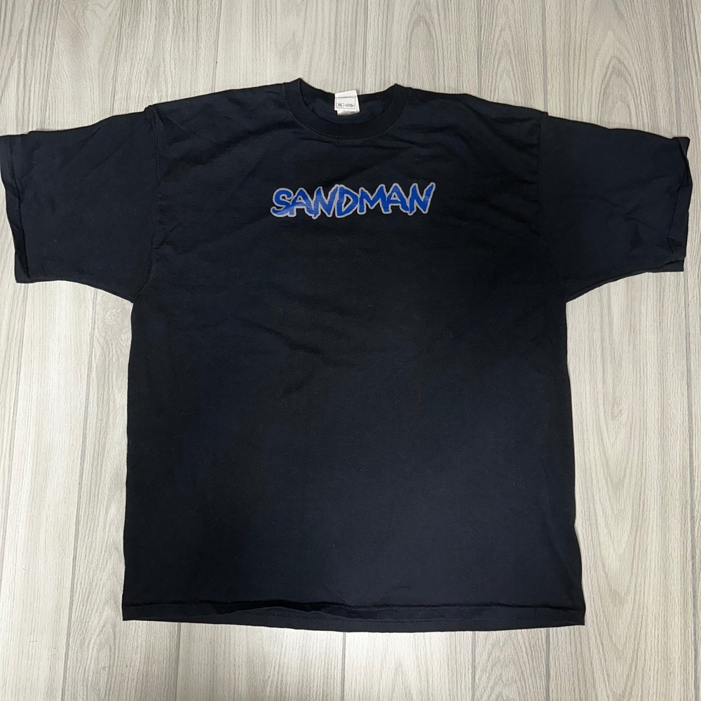 Vintage Fruit of the Loom 2004 Sandman MMA James Irvin Graphic T-Shirt 2XL Black
